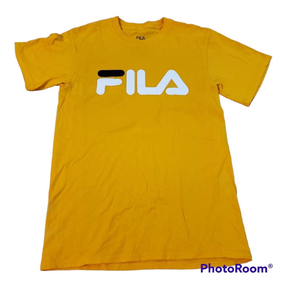 Fila Mens Small Yellow Shirt